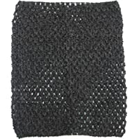 time to Sparkle Estirar La Tapa del Tubo Cintura Tutu Crochet Headband Suministros 5 Tamaños Disponibles -20x25cm (Black…